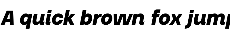 Preview of FONTSPRING DEMO - Priego Black Italic font