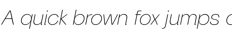 Preview of FONTSPRING DEMO - Priego ExtraLight Italic font