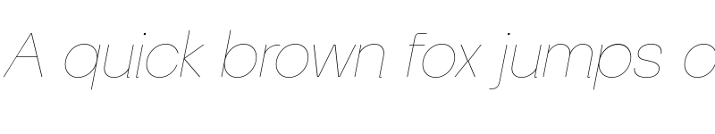 Preview of FONTSPRING DEMO - Priego Thin Italic font