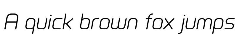 Preview of FONTSPRING DEMO - Primus Light Italic font