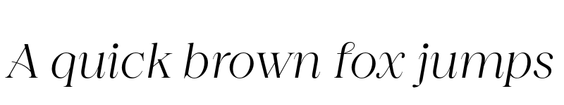 Preview of FONTSPRING DEMO - Princesa Alt Light Italic Regular font