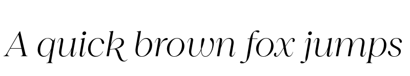 Preview of FONTSPRING DEMO - Princesa Light Italic Regular font