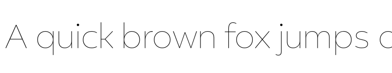 Preview of FONTSPRING DEMO - Promo ExtraLight Regular font