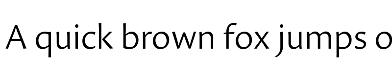 Preview of FONTSPRING DEMO - Proza Light Regular font