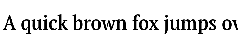 Preview of FONTSPRING DEMO - PT Serif Pro Narrow Demi Regular font