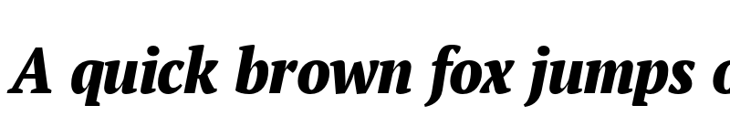 Preview of FONTSPRING DEMO - PT Serif Pro Narrow Extra Bold Italic font