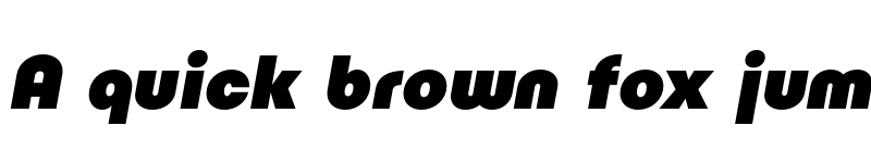 Preview of FONTSPRING DEMO - Publica Play Black Italic Regular font