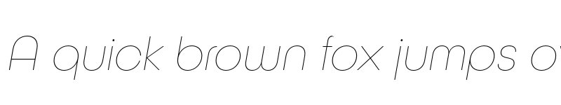 Preview of FONTSPRING DEMO - Publica Play ExtraLight Italic Regular font