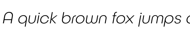 Preview of FONTSPRING DEMO - Publica Play UltraLight Italic Regular font