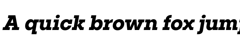 Preview of FONTSPRING DEMO - Publica Slab Bold Bold Italic font