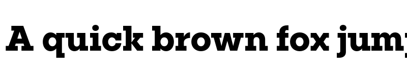 Preview of FONTSPRING DEMO - Publica Slab Bold font