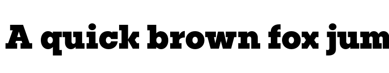 Preview of FONTSPRING DEMO - Publica Slab ExtraBold Regular font