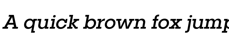 Preview of FONTSPRING DEMO - Publica Slab Italic Regular font