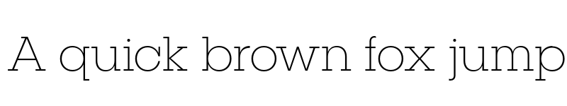 Preview of FONTSPRING DEMO - Publica Slab Thin Regular font