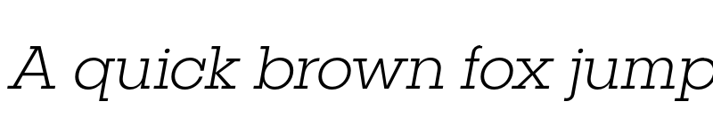 Preview of FONTSPRING DEMO - Publica Slab UltraLight Italic Regular font