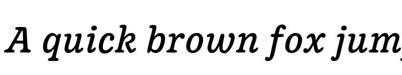 Preview of FONTSPRING DEMO - Pueblito Book Italic Book font