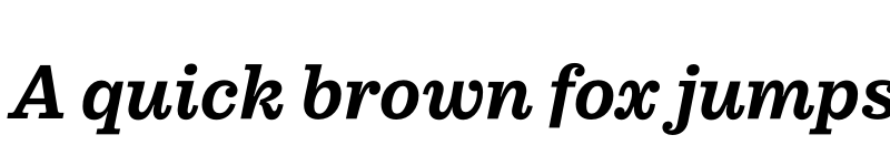 Preview of FONTSPRING DEMO - Pulpo Medium Italic font