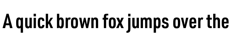 Preview of FONTSPRING DEMO - Pulse JP Compressed Bold font