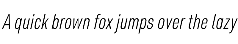 Preview of FONTSPRING DEMO - Pulse JP Compressed Light Italic font