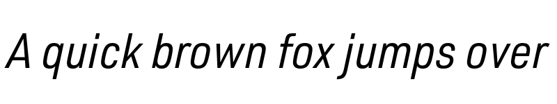 Preview of FONTSPRING DEMO - Pulse JP Condensed Italic font