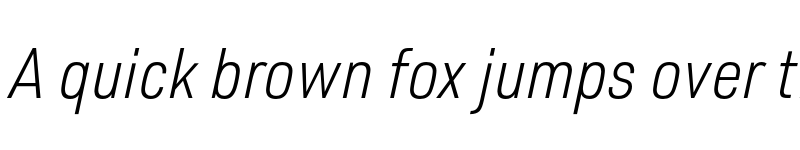 Preview of FONTSPRING DEMO - Pulse JP Condensed Light Italic font