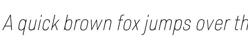 Preview of FONTSPRING DEMO - Pulse JP Condensed Thin Italic font