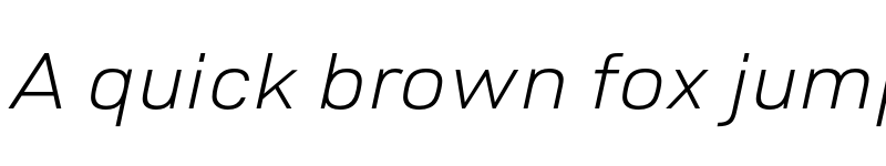 Preview of FONTSPRING DEMO - Pulse JP Expanded Light Italic font