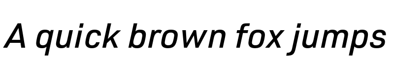 Preview of FONTSPRING DEMO - Pulse JP Medium Italic font
