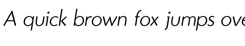 Preview of FONTSPRING DEMO - PuraLight Italic font