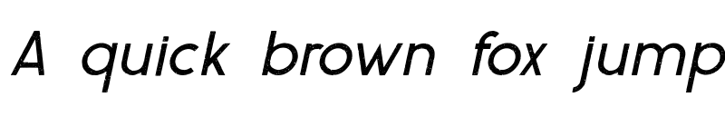 Preview of FONTSPRING DEMO - QARVIC Grunge Italic font