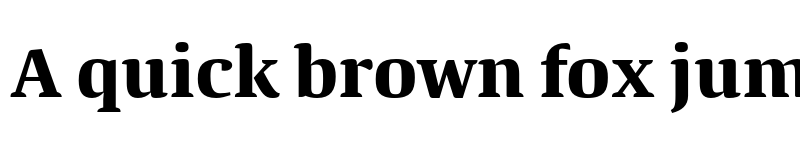 Preview of FONTSPRING DEMO - Quador Bold font