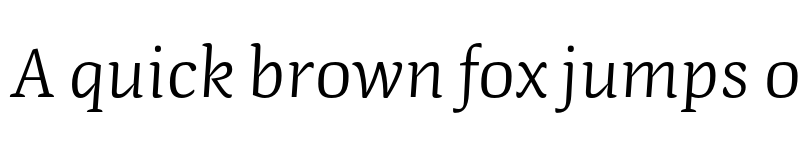 Preview of FONTSPRING DEMO - Quador Light-Italic Regular font