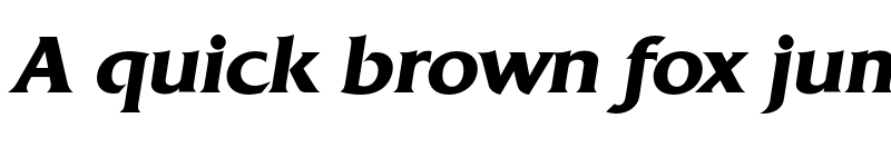 Preview of FONTSPRING DEMO - Quadrat Serial Bold Italic font