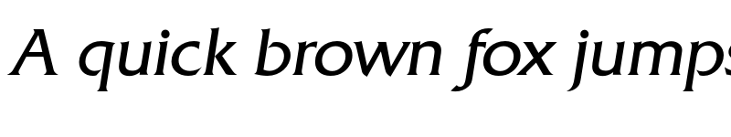 Preview of FONTSPRING DEMO - Quadrat Serial Light Italic font