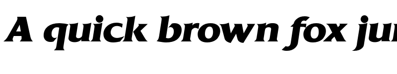 Preview of FONTSPRING DEMO - Quadrat Serial Xbold Italic font