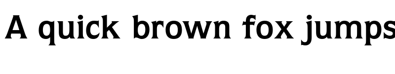 Preview of FONTSPRING DEMO - Quagga Pro Bold font