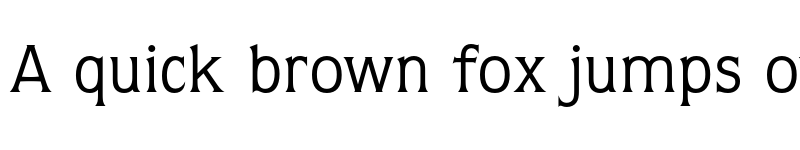 Preview of FONTSPRING DEMO - Quagga Pro Regular font