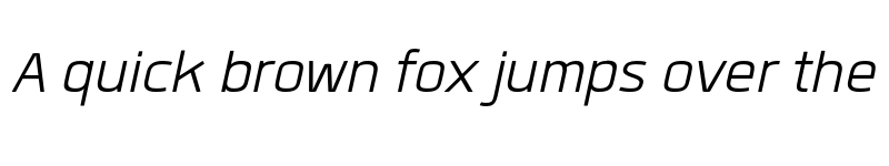 Preview of FONTSPRING DEMO - Quan 3 Italic font