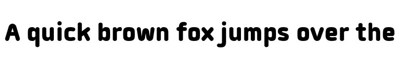 Preview of FONTSPRING DEMO - Quan Rounded Black Regular font
