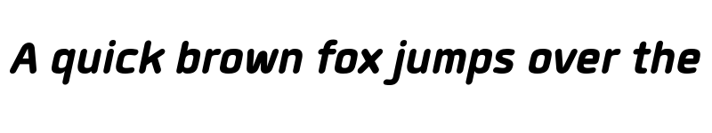 Preview of FONTSPRING DEMO - Quan Rounded ExtBd Italic font
