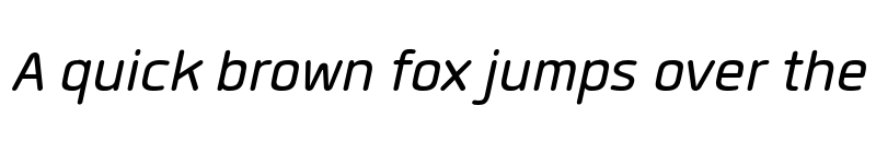 Preview of FONTSPRING DEMO - Quan Rounded Italic font
