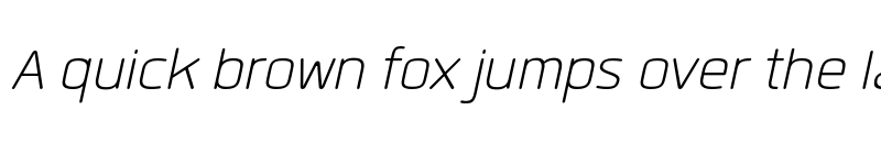 Preview of FONTSPRING DEMO - Quan Rounded Light Italic font