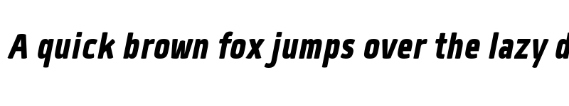 Preview of FONTSPRING DEMO - Quan Slim ExtBd Italic font