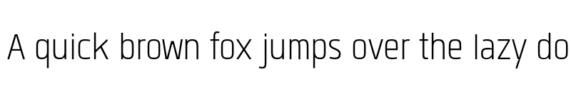 Preview of FONTSPRING DEMO - Quan Slim Light Regular font