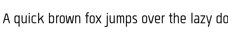 Preview of FONTSPRING DEMO - Quan Slim Regular font