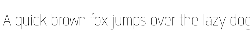 Preview of FONTSPRING DEMO - Quan Slim Thin Regular font