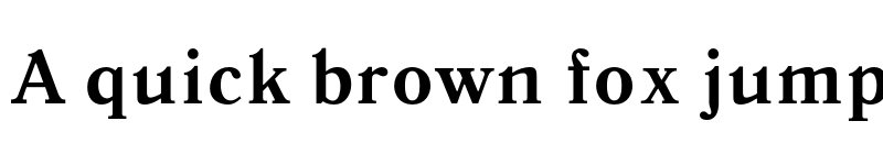 Preview of FONTSPRING DEMO - QuantAntiqua Bold font