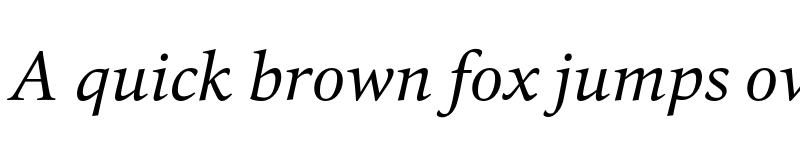 Preview of FONTSPRING DEMO - QuantText-Italic Regular font