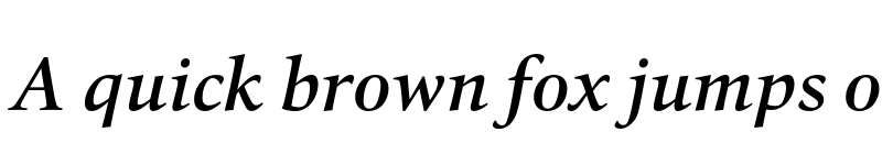 Preview of FONTSPRING DEMO - QuantText-MediumItalic Regular font