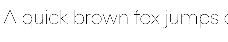 Preview of FONTSPRING DEMO - Quarion Hairline Regular font